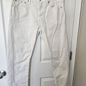 Levi's Men's Off-White Straight Jeans